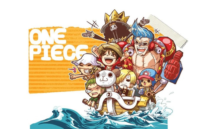 Luffy chibi ngầu - Bức tranh đẹp lung linh