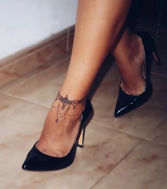 999+ hình xăm lắc chân mini cực độc đáo cho nam và nữ - Genztattoo