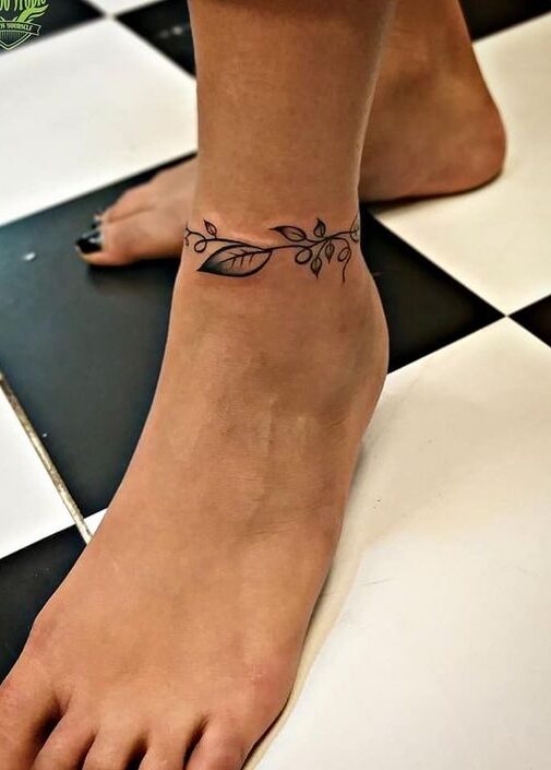 999+ hình xăm lắc chân mini cực độc đáo cho nam và nữ - Genztattoo