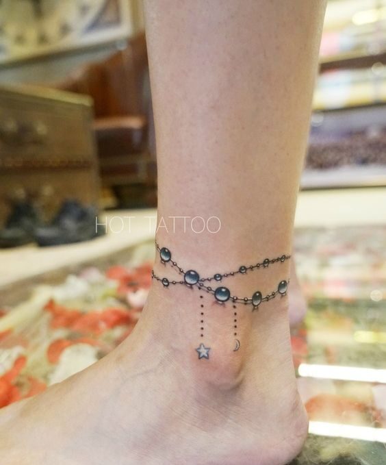 999+ hình xăm lắc chân mini cực độc đáo cho nam và nữ - Genztattoo