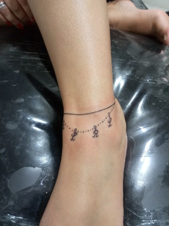 999+ hình xăm lắc chân mini cực độc đáo cho nam và nữ - Genztattoo