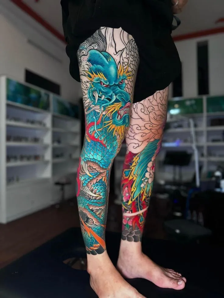 Top 500+ hình xăm full chân cho nam và nữ được chọn lọc - Genztattoo